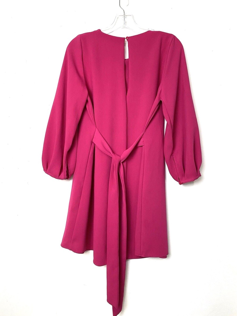 Zara Fuchsia Mini Dress with Tie-Back